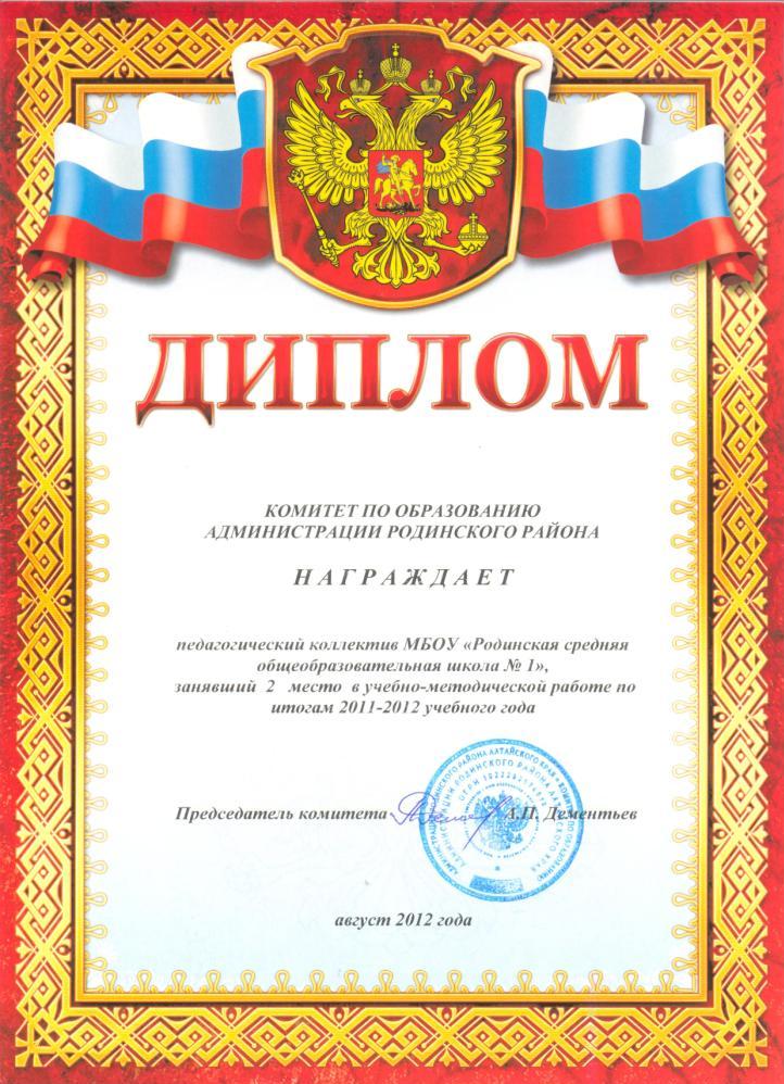 По итогам конкурса первое место заняла По итогам конкурса первое место заняла